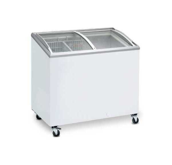 Congélateur vitrée à glace 5 bacs x 5 L - Combisteel Pas Cher