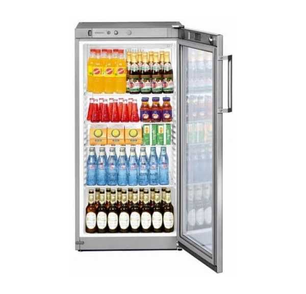 Frigo à boissons avec porte vitrée