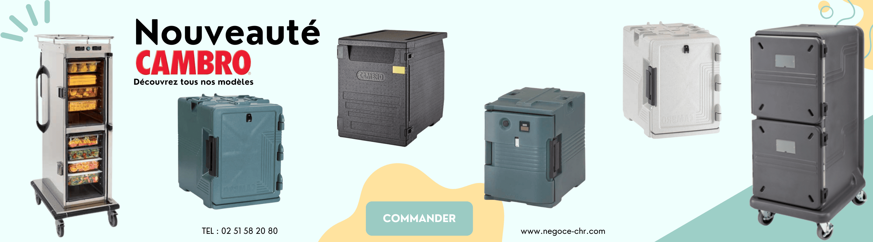 Découvrez nos nouveautés de la marque Cambro